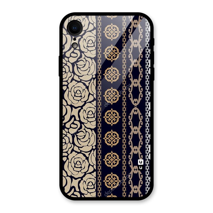 Seamless Pattern Glass Back Case for iPhone XR