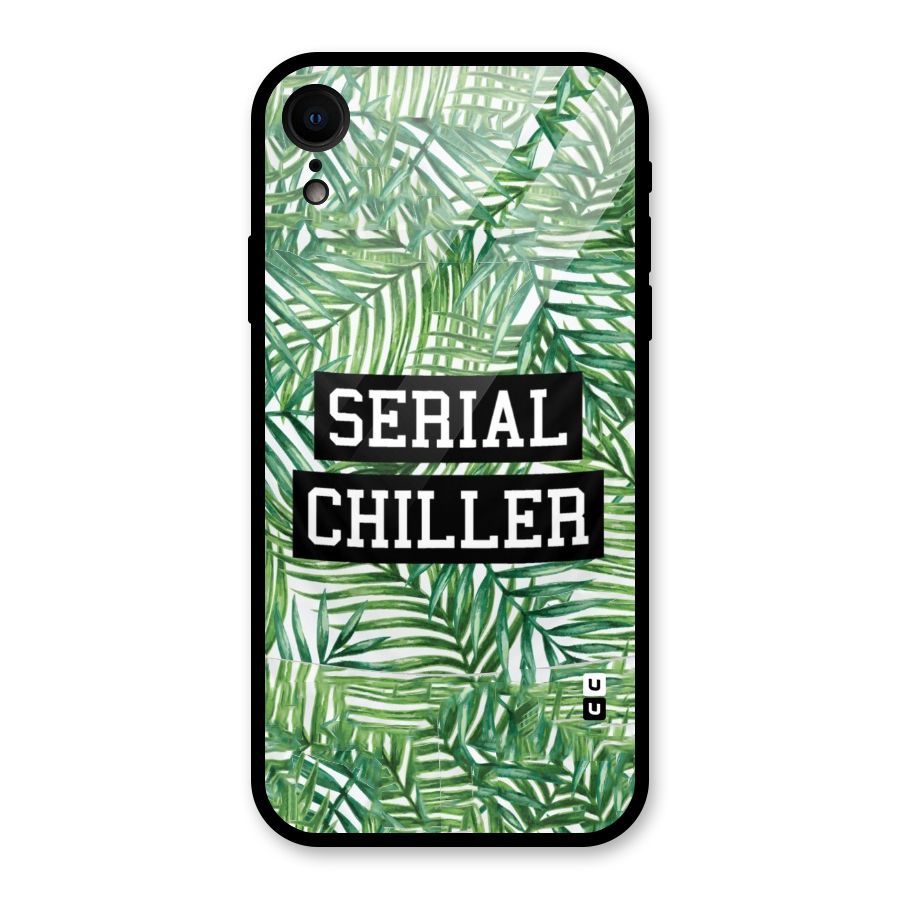 Serial Chiller Glass Back Case for iPhone XR