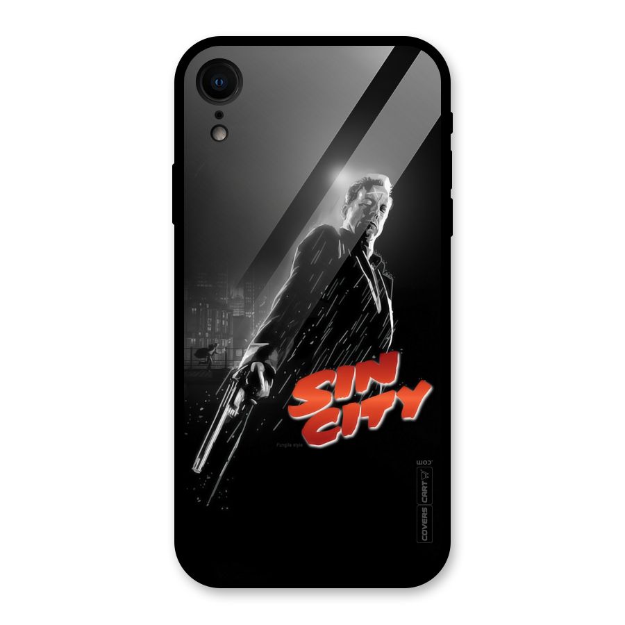 Sin City Glass Back Case for iPhone XR
