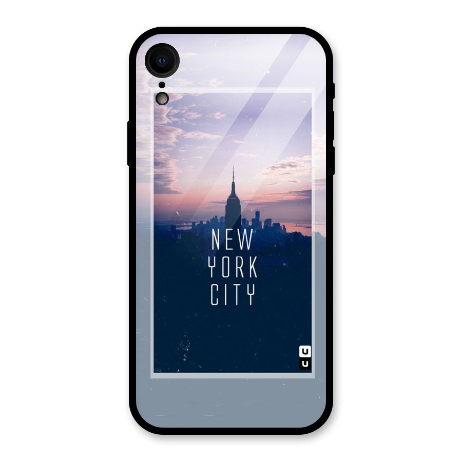 Sleepless City Glass Back Case for iPhone XR