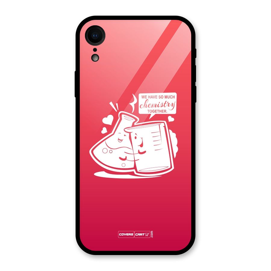 So Much Chemistry Glass Back Case for iPhone XR