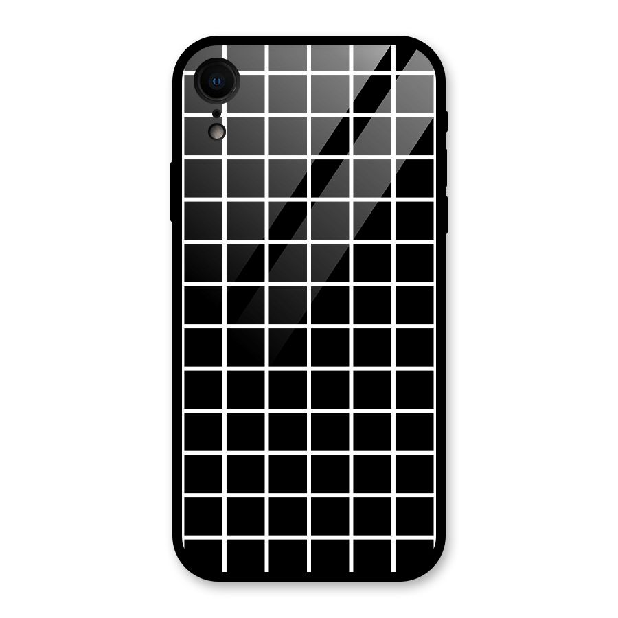 Square Puzzle Glass Back Case for iPhone XR