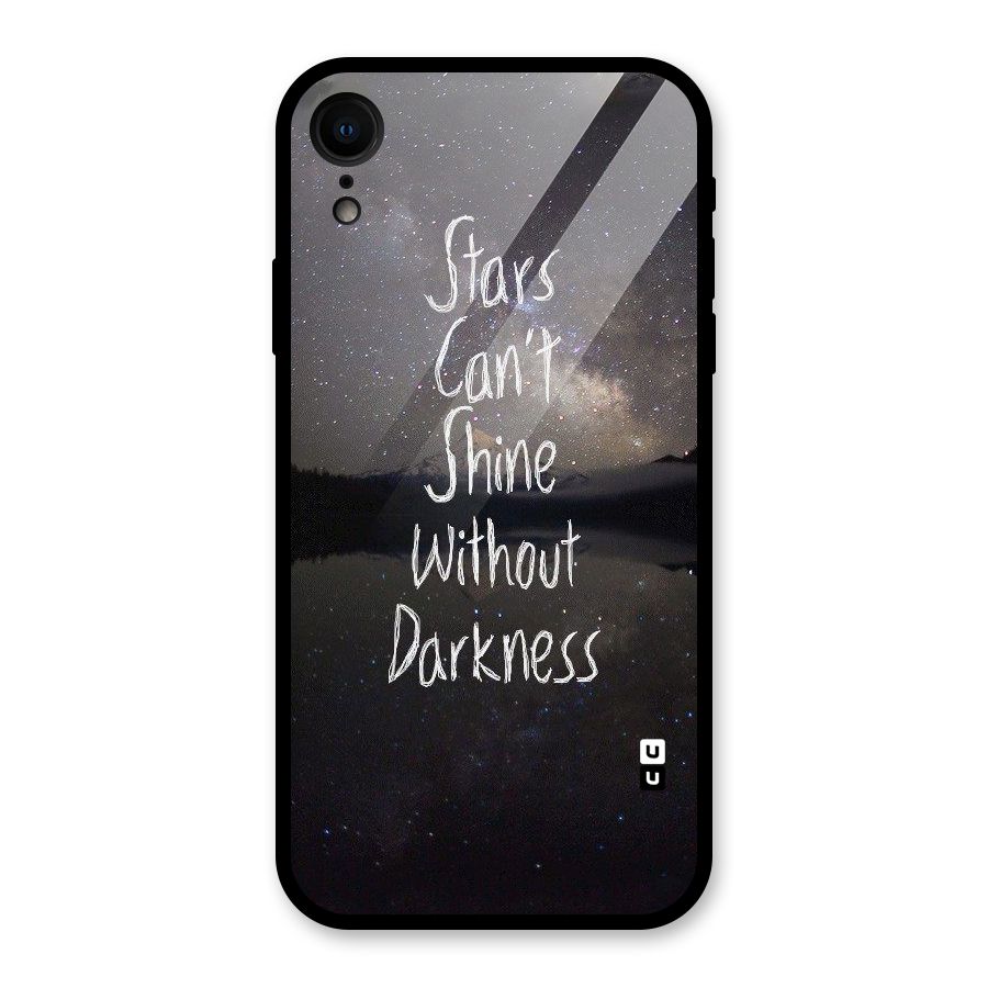Stars Shine Glass Back Case for iPhone XR