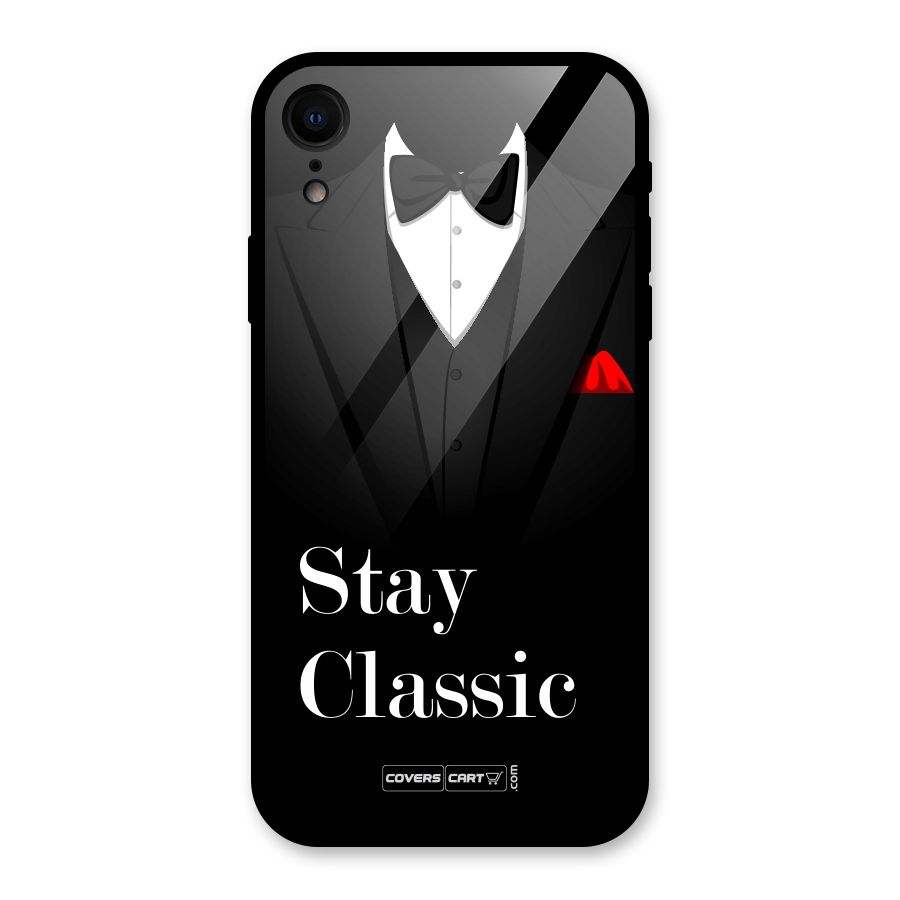 Stay Classic Glass Back Case for iPhone XR
