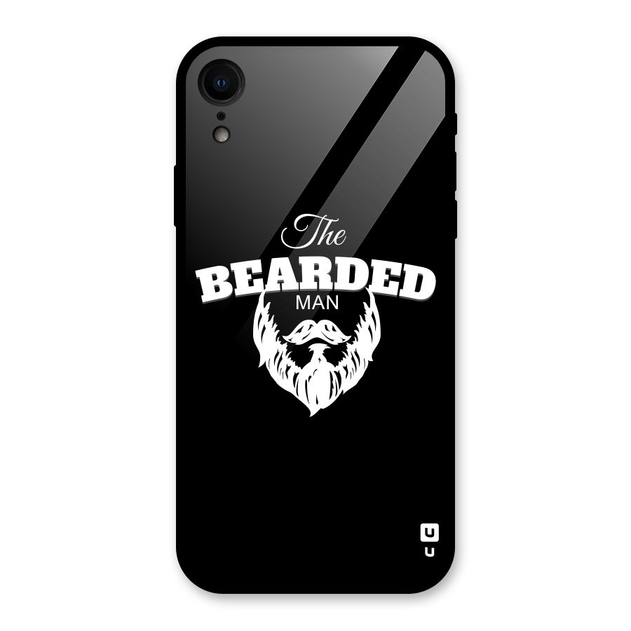 The Bearded Man Glass Back Case for iPhone XR
