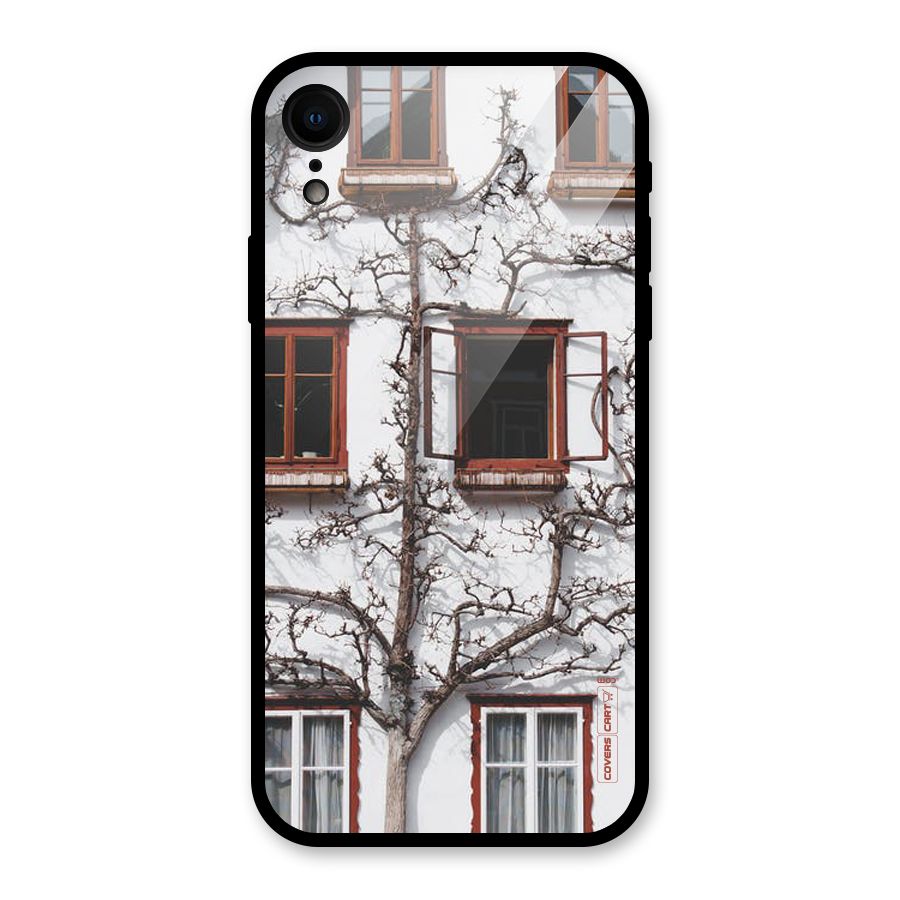 Tree House Glass Back Case for iPhone XR