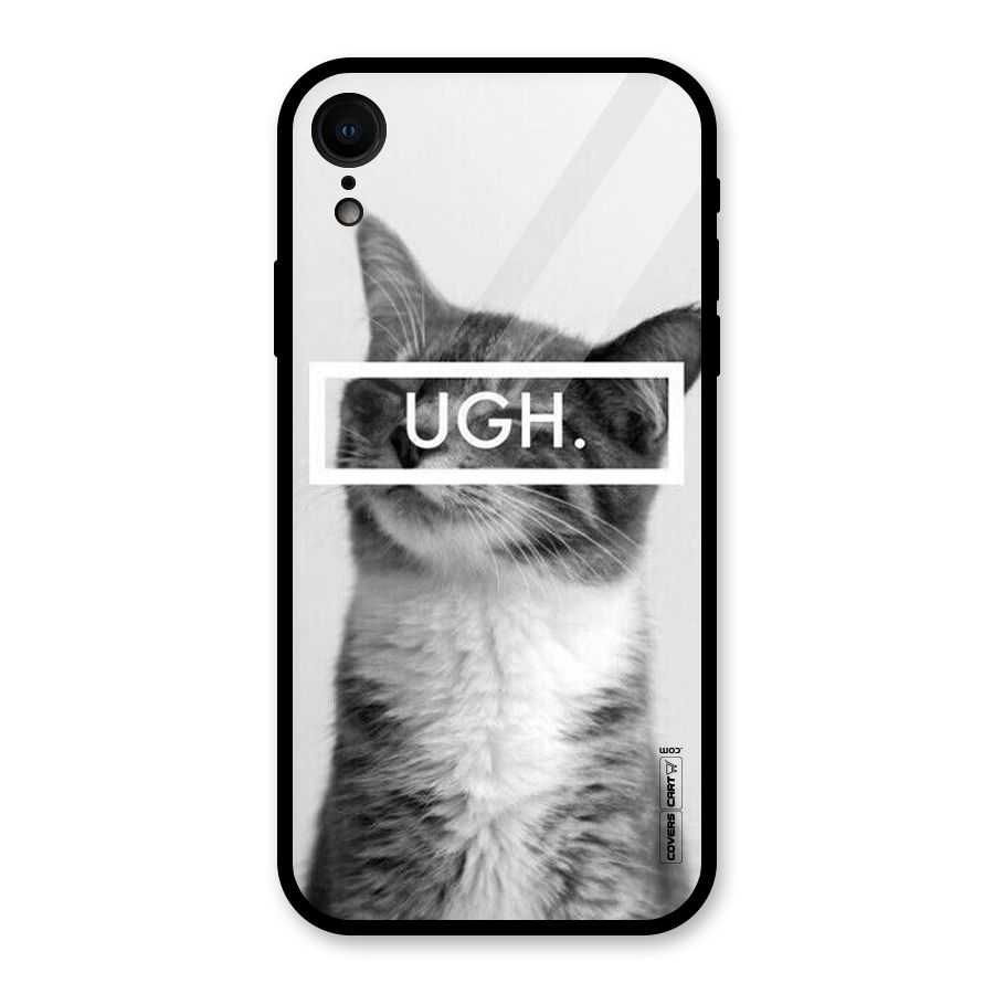 Ugh Kitty Glass Back Case for iPhone XR