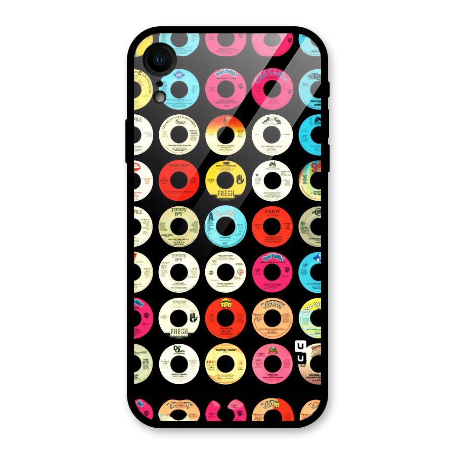 Vintage Collection CDs Glass Back Case for iPhone XR