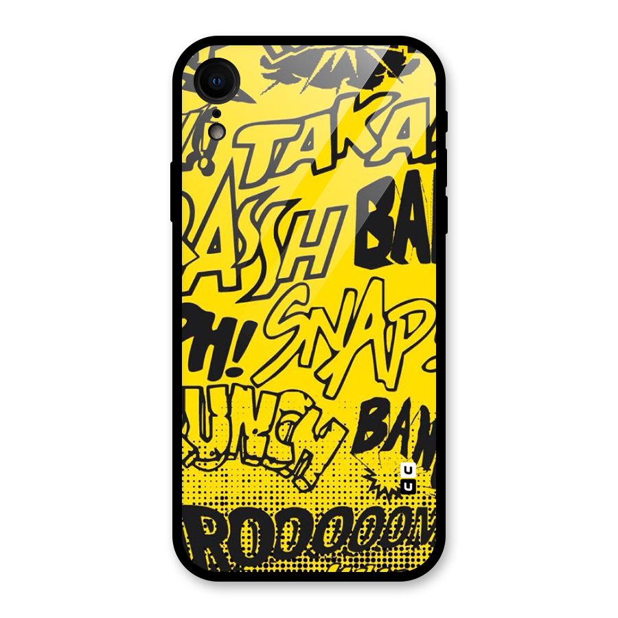 Vroom Snap Glass Back Case for iPhone XR