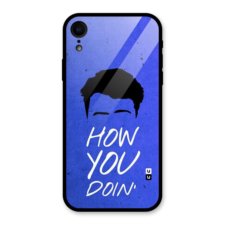 Wassup You Glass Back Case for iPhone XR
