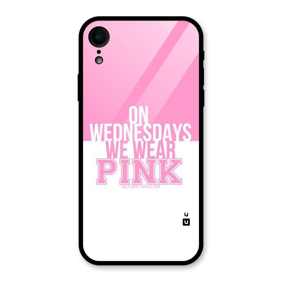 Wear Pink Glass Back Case for iPhone XR