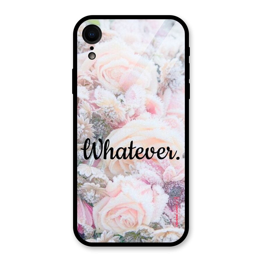Whatever Glass Back Case for iPhone XR