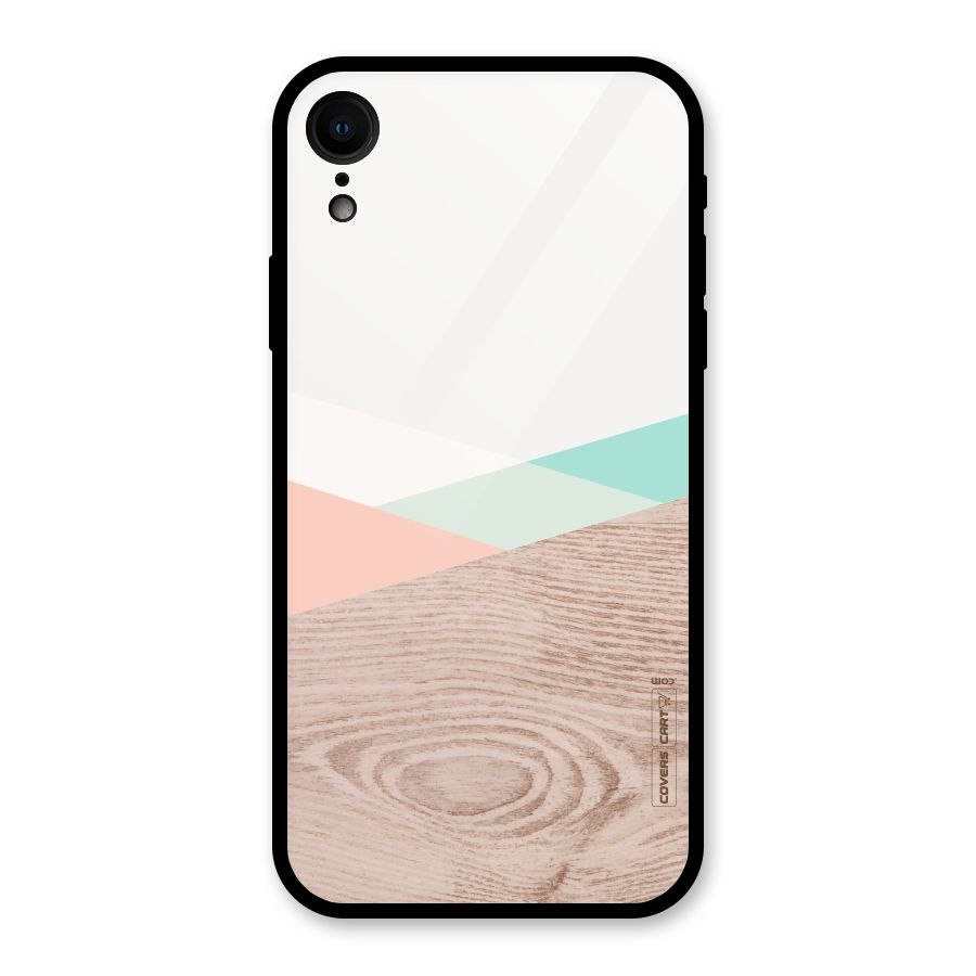 Wooden Fusion Glass Back Case for iPhone XR