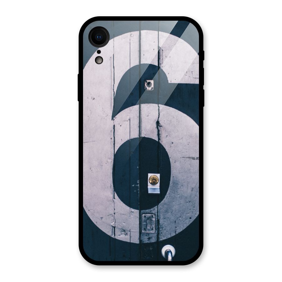 Wooden Six Glass Back Case for iPhone XR