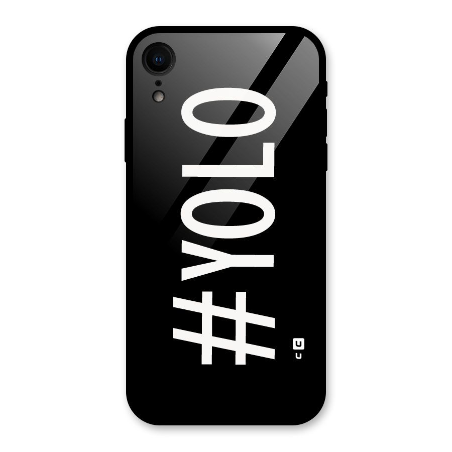 Yolo Glass Back Case for iPhone XR