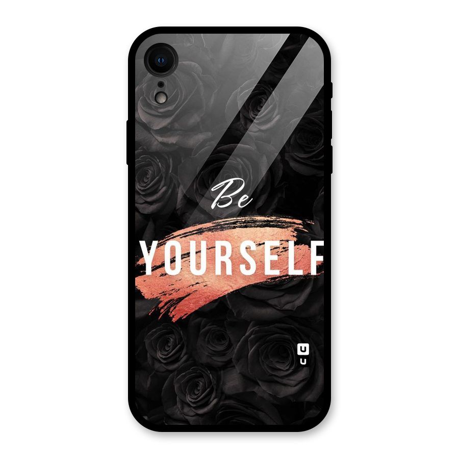 Yourself Shade Glass Back Case for iPhone XR